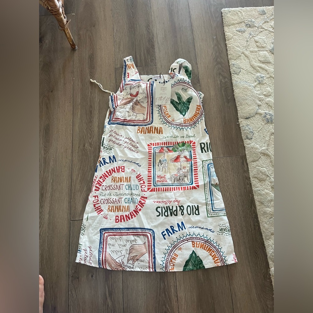 NWT Spighe Di Lino Italy Linen Dress